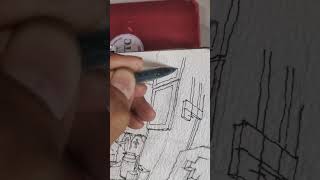 5 Point Perspective art shorts [upl. by Araiet405]