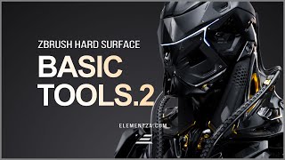 ZBrush Hard Surface Basic Tools Part Two [upl. by Elman]