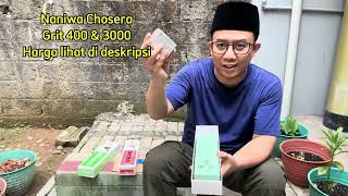 Batu Naniwa Chosera Grit 400 amp 3000 Siap di Order [upl. by Lauryn702]