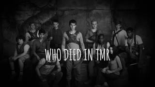 Who died in TMR series [upl. by Cathee936]