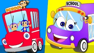 Wheels on the bus goes round and round  Nursery rhymes for kids and children [upl. by Giovanna]