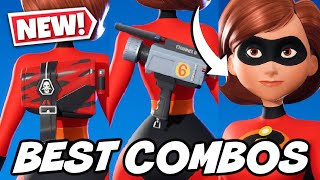 BEST COMBOS FOR NEW MRS INCREDIBLE SKIN THE INCREDIBLES  Fortnite [upl. by Pubilis]