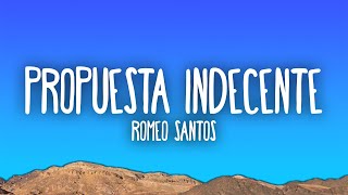 Romeo Santos  Propuesta Indecente [upl. by Lekcim]