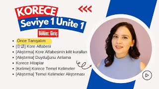 1 Önce Tanışalım  Korece Video Dersleri – Seviye 1 – Ünite 1 [upl. by Xavier680]