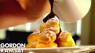 Perfect Chocolate Profiteroles  Gordon Ramsay [upl. by Madid]