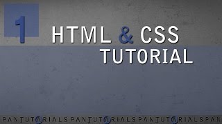 HTML amp CSS für Anfänger Tutorial 1  Erste Homepage [upl. by Anitsyrhk]