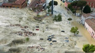 Italy now Tsunami hit entire city in Vernazza and Marina di Pisa [upl. by Cattima]