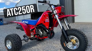 🔥 Restoring a Legend  The Honda ATC250R [upl. by Acinoed]