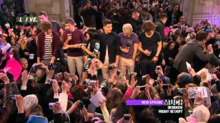 MuchMusic One Direction arrive at NewMusicLive  Feb 27 [upl. by Ardnasyl]