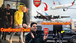 Nobody expect this✅ arsenal target flying to London for Medical😲sky sports arsenal transfer news now [upl. by Niwri]