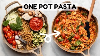 One Pot Pasta Recipe  EASY  Cozy [upl. by Assenyl897]