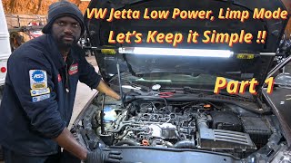 Volkswagen Jetta TDI EGR amp DPF Trouble Low Power  code P2002 P0401amp P240F Part 1 Diag [upl. by Navanod]