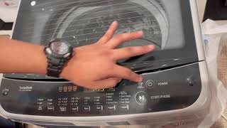 Perfect Demo  LG 8kg Top Load Inverter  Fully Automatic Washing Machine w Laundry Test [upl. by Abibah]