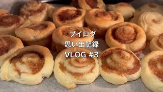 超簡単シナモンロールをつくる ブイログ Vlog 3 [upl. by Weingarten]