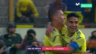 Perú vs Colombia 03 RESUMEN y GOLES del partido amistoso internacional [upl. by Jezebel231]