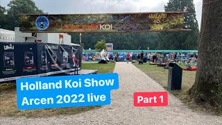 Die Holland Koi Show in Arcen 2022 live [upl. by Ahsita456]