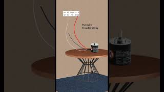 Rotary Encoder wiring  connection  how to connect five wire encoder  what is rotary encoder [upl. by Llertal]