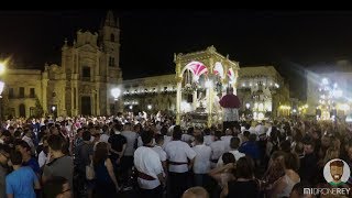 FESTA SANTA VENERA 2017 ACIREALE 26 LUGLIO 2017 SICILY ITALY XIAOMI YI 4K MI DRONE 1080P MIDRONEREY [upl. by Enieledam]