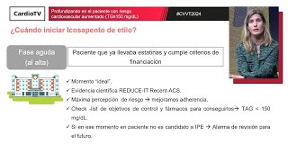 Profundizando en el paciente con riesgo cardiovascular aumentado TG≥150 mgdL [upl. by Adnorrehs]