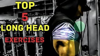 Top 5 Tricep Long Head Exercises [upl. by Cohe]