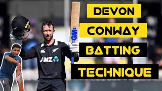 Devon Conway Batting Technique  Tamil [upl. by Etnaik]