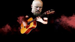 Meshuggah  Demiurge on an acoustic guitar [upl. by Neuberger677]