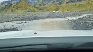 Þórsmörk Thorsmork F249 River crossing [upl. by Amata]