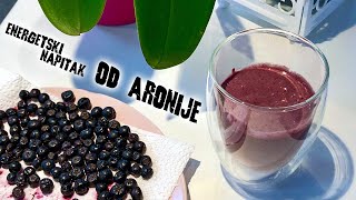 Aronia zdravi energetski napitak  Aronia healthy energy drink 4k [upl. by Ennywg820]