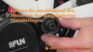 ELFEi Mittelmotor Pedelec Umbausatz Einbauvideo [upl. by Mears]