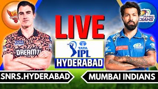 IPL 2024 Live MI vs SRH Live Match  IPL Live Score amp Commentary  Mumbai vs Hyderabad Live Inng 2 [upl. by Arlena]