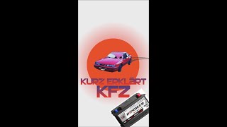 👨‍🏫 Kurz Erklärt 🚗 Starter Batterie 🔋🔋🔋 [upl. by Valerye]