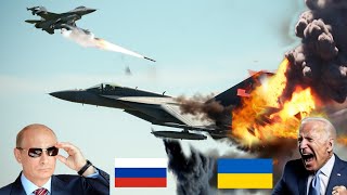 Today September 29th The world is shocked Russian MiG29SM pilots shoot down 7 US F16 fighter je [upl. by Nohtahoj]