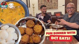 Fun Dinner with DCT Eats  Mangalore Fish Curry amp Prawn Vada  Thatha Talks  Suresh Chakravarthi [upl. by Elnukeda]