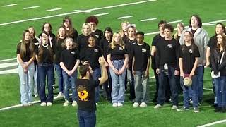 Riley singing at the coosa football game [upl. by Annehs]