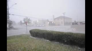 Hailstorm in Grangeville Tuesday July 19 2016 [upl. by Vas]