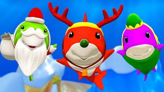 Christmas Baby Shark  More Xmas Carols amp Kids Songs [upl. by Gowrie972]