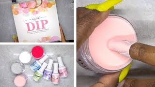 DIY Testing Dip Powder Nail Kit from Amazon Prime  Azure Beauty [upl. by Beatty]