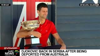 Novak Djokovic back at his home country of Serbia [upl. by Aliam790]