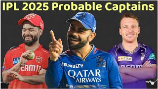 IPL Teams Captains of All Teams  Confirmed amp Probable Captains of IPL Teams 2025 [upl. by Akamahs]