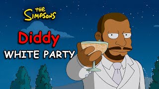 The Day Homer Goes to a Diddy WHITE PARTY  The Simpsons Recap [upl. by Rickart632]