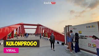 KULONPROGO SEDANG VIRAL GARAGARA JEMBATAN MERAH [upl. by Lippold]