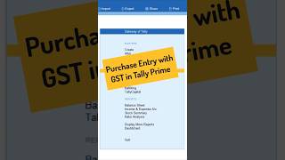 Master Purchase Entry with GST in Tally Prime ✨ [upl. by Ennaecarg]