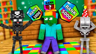 ALL EPISODE TOP RANK BRAWL STARS LVL in Monster School Herobrine and Zombie in Minecraft Animation [upl. by Agace]