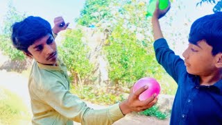 water balloon prank funny moments 😄 subscribe my channel [upl. by Enomrej]