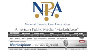 National Pawnbrokers Association on Marketplace [upl. by Renat]