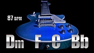 Clean Guitar Soft Rock Backing Track D minor [upl. by Eidahs663]