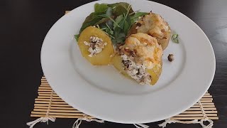 Delicious stuffed potatoes The Perfect Baked Potato Recipe [upl. by Alfredo]