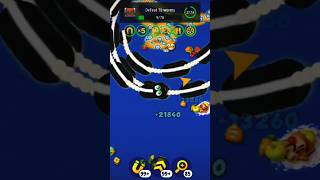 Wormszoneio shorts worms snake video pro skill gameplay Big Score 💪wormszone gaming snakegame [upl. by Moore]