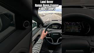 Land Rover Range Rover Evoque P300e RDynamic  PlugIn Hybrid 309PS  topspeed acceleration [upl. by Wendie662]