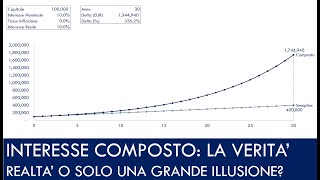 Come diventare RICCHI grazie all INTERESSE COMPOSTO Realtà o mera illusione [upl. by Delwin]